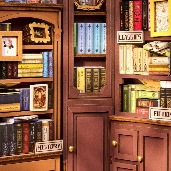 Quiet Corner Study DIY Book Nook